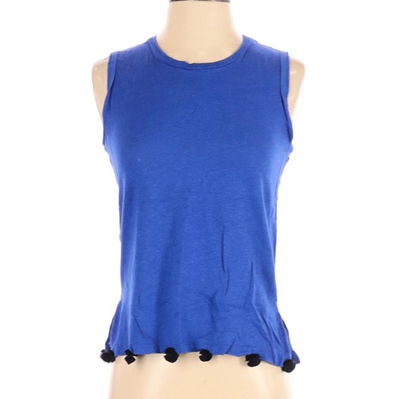 J. Crew Tops - J. Crew Sleeveless Blouse in Royal Blue Size XS